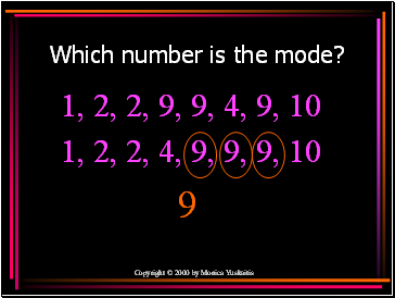 Which number is the mode?