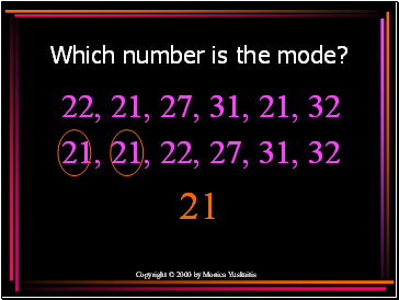 Which number is the mode?