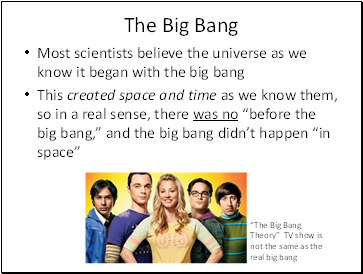 The Big Bang