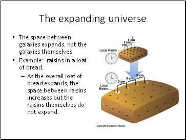The expanding universe