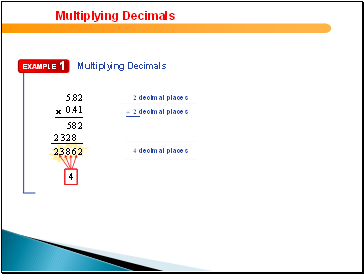 Multiplying Decimals