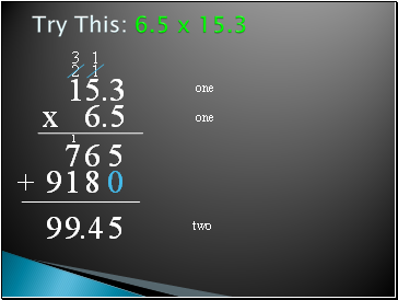 Try This: 6.5 x 15.3