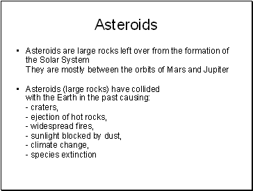 Asteroids