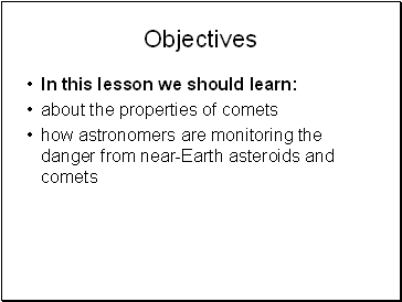 Objectives