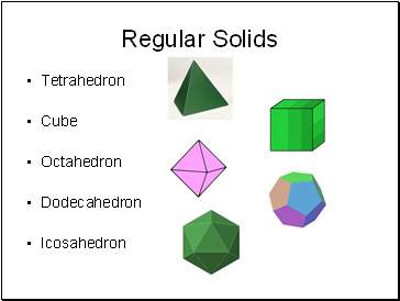 Regular Solids