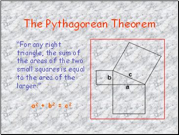 The Pythagorean Theorem