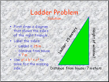 Ladder Problem Solution