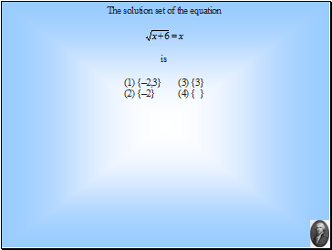 Solving Radical Equations