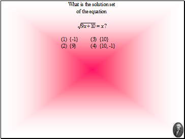 Solving Radical Equations