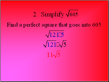 2. Simplify