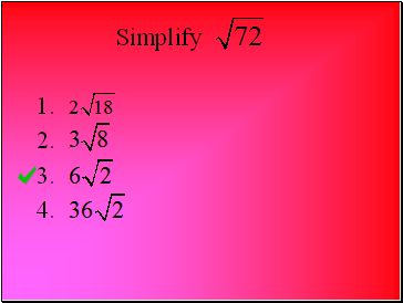 Simplify