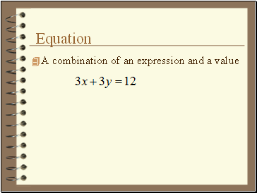 Equation