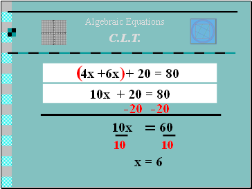 Algebraic Equations