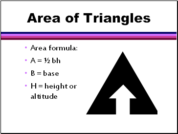 Area of Triangles