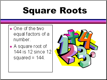 Square Roots