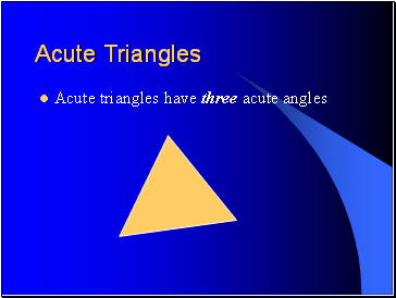 Acute Triangles