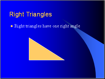 Right Triangles