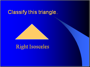 Classify this triangle.
