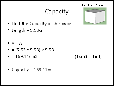 Capacity