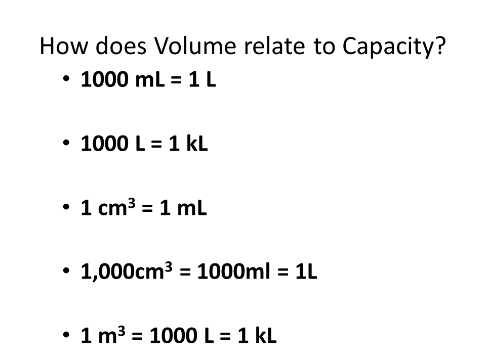 Capacity