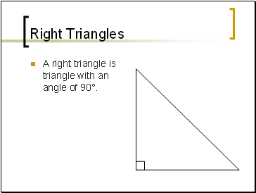 Right Triangles