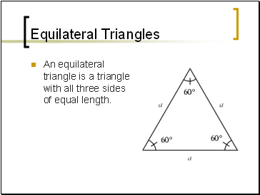 Equilateral Triangles