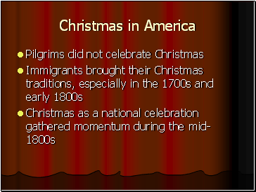 Christmas in America