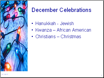 December Celebrations