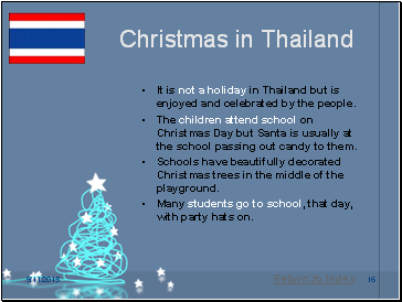 Christmas in Thailand