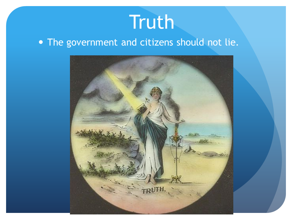 core democratic values truth