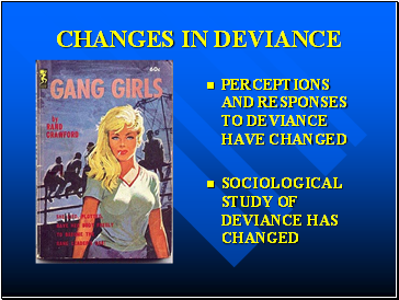 Changes in deviance