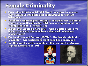 Female Criminality