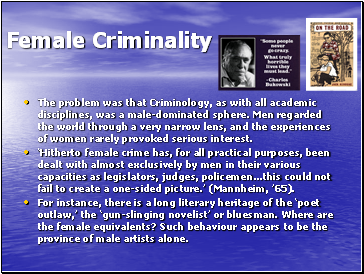 Female Criminality