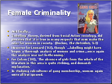 Female Criminality