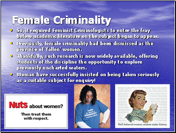 Female Criminality