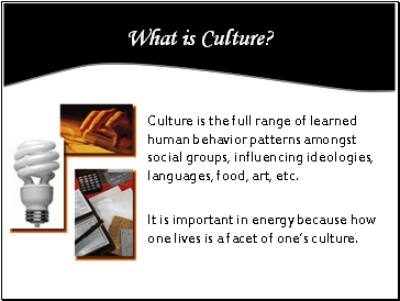 What is Culture?