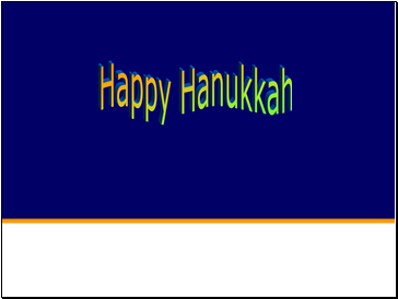 Happy Hanukkah