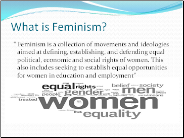 What is Feminism?
