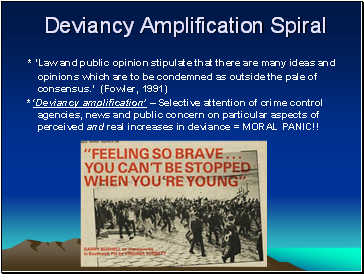 Deviancy Amplification Spiral