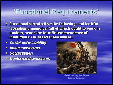 ‘Functional Requirements’