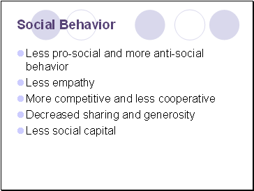 Social Behavior