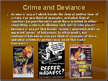 Crime and Deviance