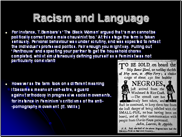 Racism and Language