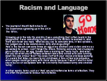 Racism and Language