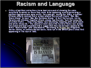 Racism and Language