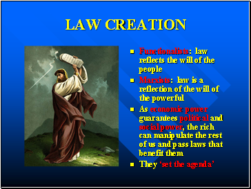 Law creation