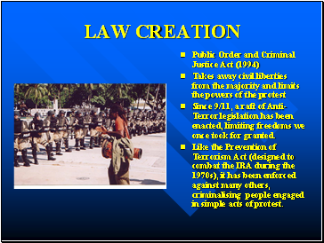 LAW CREATION