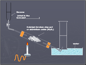 Catalyst (broken clay pot or aluminium oxide (Al2O3)