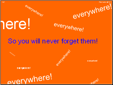 Orange is everywhere!