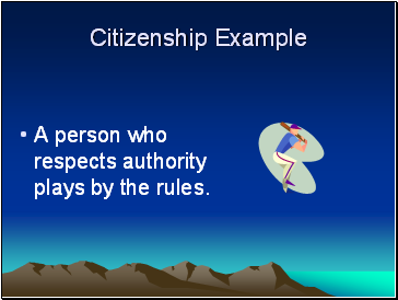 Citizenship Example